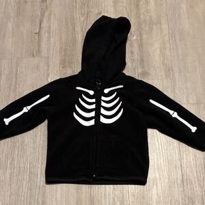 Old Navy Black Skeleton Hoodie for Kids